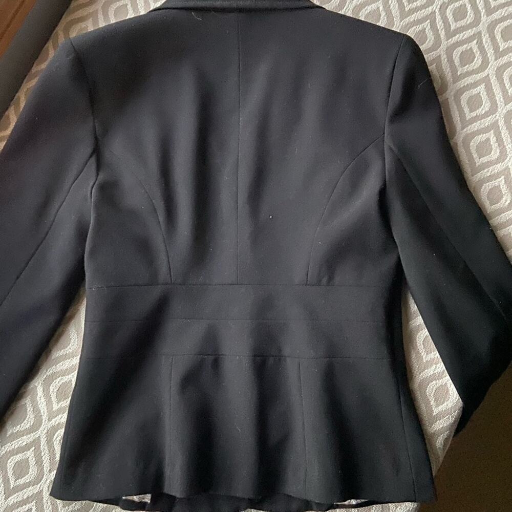 XOXO Black Retro 40s Style Black Blazer sz xs - Picture 4 of 7